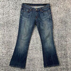 COH Citizens of Humanity Jeans Womens 30 Blue Ingrid #002 Low Waist Flair Flared